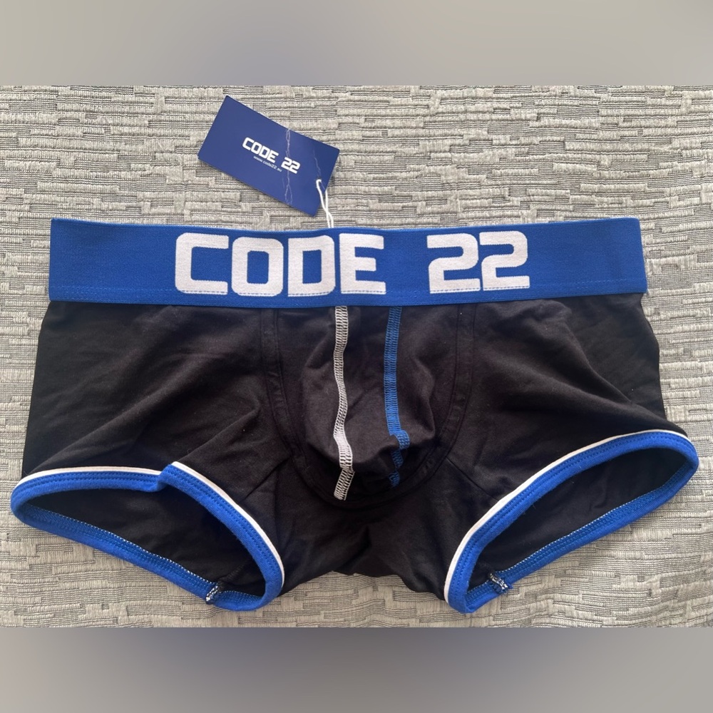 Code 22 Men’s Black Boxer Brief Small